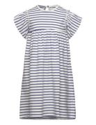 Creamie Dress Ss Stripe Blå