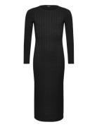 LMTD Nlflunne Ls Long Slim Dress Svart