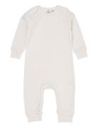 Melange Full Body Romper Långärmad Bodysuit Cream Copenhagen Colors