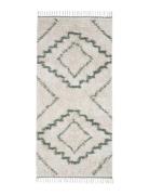 Tæppe, Hdminis, Grøn Home Textiles Rugs & Carpets Cotton Rugs & Rag Ru...