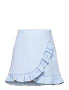 Kmgliz Frill Skirt Jrs Dresses & Skirts Skirts Short Skirts Blue Kids ...