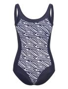 Swimsuit Isabella - Classic Baddräkt Badkläder Blue Wiki