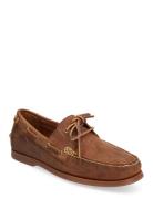 Polo Ralph Lauren Merton Leather Boat Shoe Brun