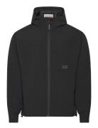 Hooded Windbreaker Tunn Jacka Black Revolution