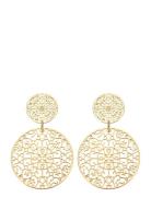 Double Spinn Earring Örhänge Smycken Gold By Jolima