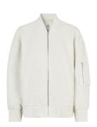 Groovy Bomber Jacket Bomberjacka White Second Female