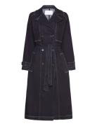 Lr-Freja Trench Coat Rock Navy Levete Room