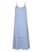 Rosemunde Recycle Polyester Strap Dress Blå