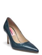Aljo Glittery Lacquer Shoes Heels Pumps Classic Blue Custommade