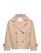 Jacket Trenchcoat Cropped Tunnjacka Skaljacka Beige Lindex