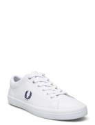 Fred Perry Baseline Leather Vit