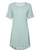 Bamboo Short-Sleeve Nightdress Nattlinne Green Lady Avenue