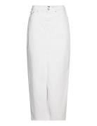 Claire Hgh Maxi Skirt Bh6192 Lång Kjol White Tommy Jeans