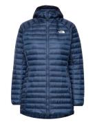 W New Trevail Parka Outerwear Sport Jackets Blue The North Face