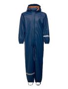Maltha Pu Coverall Outerwear Rainwear Rainwear Sets Blue ZigZag