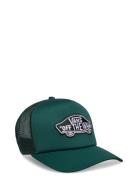 Classic Patch Curved Bill Trucker Accessories Headwear Caps Green VANS