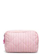 Stripel Mini Malin Bag Necessär Pink Becksöndergaard