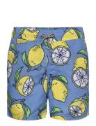 Jpstfiji Jjswim Aop Ss24 Ly Jnr Badshorts Blue Jack & J S