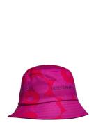 Mäkikaura Unikko Accessories Headwear Bucket Hats Pink Marimekko