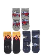 Sock 3 P Sb Emergency Vehicles Strumpor Non-slip Multi/patterned Linde...