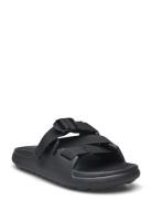 Sandal With Polyester Straps Platta Sandaler Black Ilse Jacobsen