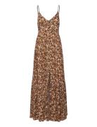 Sea Of Dreams Maxi Dress Maxiklänning Festklänning Brown Rip Curl