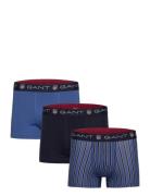 Shield Stripe Trunk 3-Pack Boxerkalsonger Blue GANT