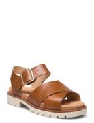 Orinoco Cross D Platta Sandaler Brown Clarks