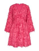 Yaspazylla 7/8 Dress - D2D Kort Klänning Pink YAS