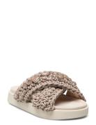 Woven St S Platta Sandaler Beige Inuikii