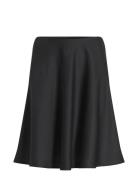 Viellette Hw Short Skirt Kort Kjol Black Vila