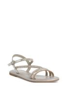 Women Sandals Platta Sandaler Silver Tamaris