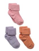 Cotton Rib Baby Socks - 3-Pack Sockor Strumpor Multi/patterned Mp Denm...