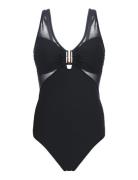 Sunyani/Shaping Shaping Swimsuit Baddräkt Badkläder Black Dorina