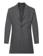 Bs Kingston Slim Fit Coat Yllerock Rock Grey Bruun & Stengade