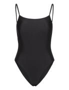 Solid Euna Swimsuit Baddräkt Badkläder Black Becksöndergaard