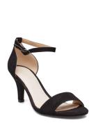 Biaadore Basic Sandal Sandal Med Klack Black Bianco