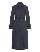 Bs Leonora Coat Trench Coat Rock Navy Bruun & Stengade