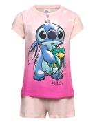 Pyjashort In Box Pyjamas Set Pink Lilo & Stitch