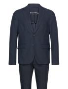 Bs Pollino Classic Fit Suit Set Kostym Navy Bruun & Stengade