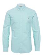 Slim Fit Oxford Shirt Tops Shirts Casual Blue Polo Ralph Lauren