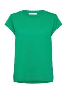 Leti Tee Tops T-shirts & Tops Short-sleeved Green Minus