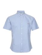 Slim Fit Oxford Shirt Designers Shirts Short-sleeved Blue Polo Ralph L...