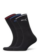 PUMA Puma Unisex Striped Crew Sock 3P Svart