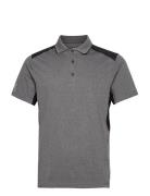 Mens Scratch 37.5 Polo Sport Polos Short-sleeved Grey Abacus
