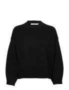 Talligz Pullover Tops Knitwear Jumpers Black Gestuz