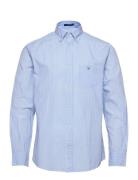 Reg Banker Broadcloth Bd Tops Shirts Casual Blue GANT