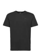 Base Tee Tops T-shirts Short-sleeved Black H2O