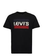 Sportswear Logo Graphic Sports Tops T-shirts Short-sleeved Black LEVI´...