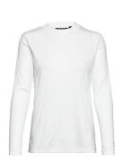 Lds Spin Longsleeve Sport T-shirts & Tops Long-sleeved White Abacus